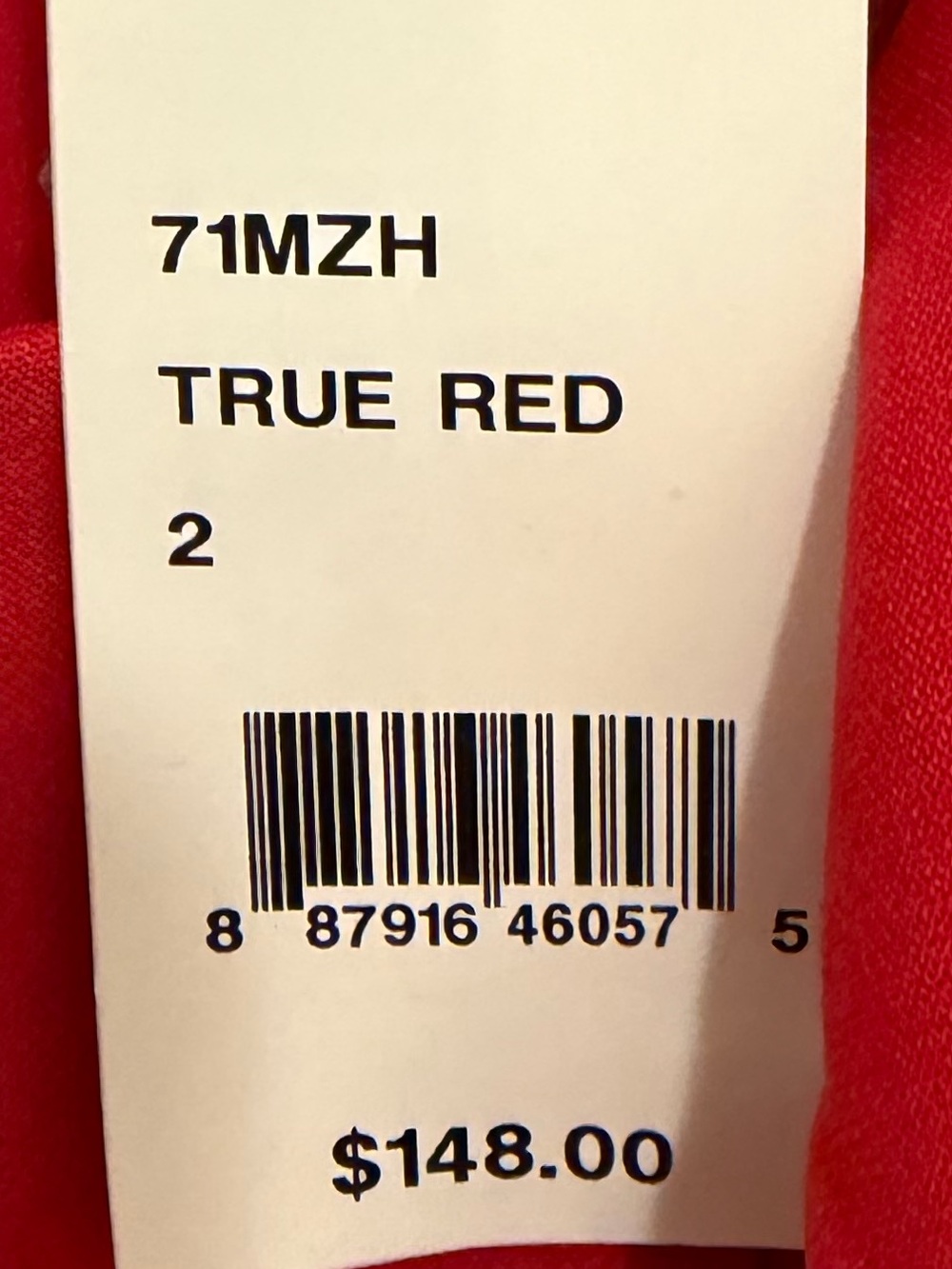 French Connection Red Ruffle Square-Neck Mini Dress - Picture 4 of 4